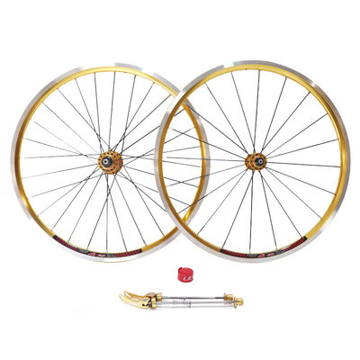 451 K-fun Disc Brake Wheelset Opvouwbaar Fiets Wheelset Clincher Aluminium Alloy Wheel