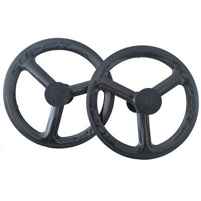 Super Team 451 3K Grosy Rim Brake Wheelset Zwart voor professionele mountainbikes