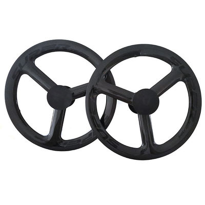 Super Team 451 3K Grosy Rim Brake Wheelset Zwart voor professionele mountainbikes