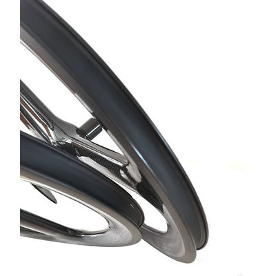 Super Team 451 3K Grosy Rim Brake Wheelset Zwart voor professionele mountainbikes