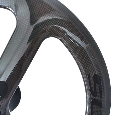 Super Team 451 3K Grosy Rim Brake Wheelset Zwart voor professionele mountainbikes