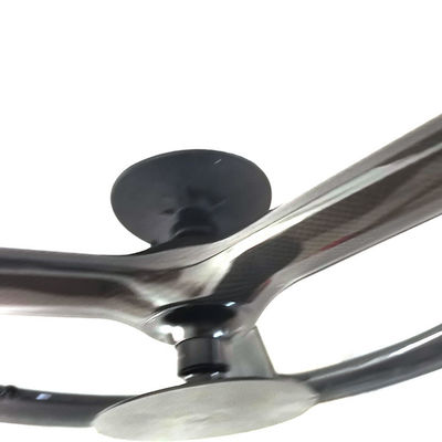 Super Team 451 3K Grosy Rim Brake Wheelset Zwart voor professionele mountainbikes