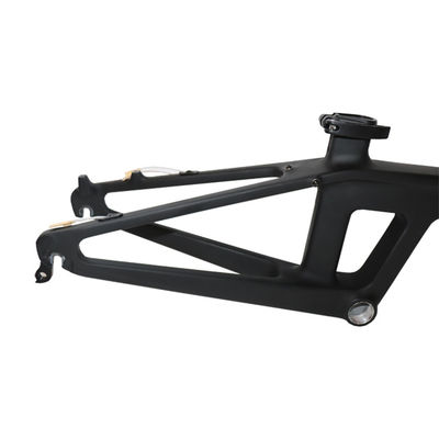 Sleek 20 inch Carbon Bike Frame met Gloss Surface Processing Mode en BB92mm Pressfit