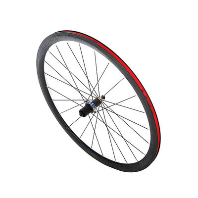 700c Wiel Set 24/24 Holes Retrospective Rim Brake of Rim Carbon Hub Voor en prestaties
