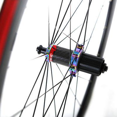 700c Wiel Set 24/24 Holes Retrospective Rim Brake of Rim Carbon Hub Voor en prestaties
