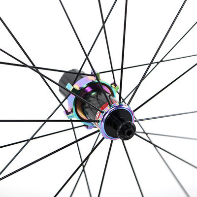 700c Wiel Set 24/24 Holes Retrospective Rim Brake of Rim Carbon Hub Voor en prestaties