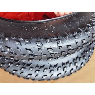 20"X4.0" Gestopte dikke fiets band sneeuwfiets voor elektrische fiets in de winter rijden