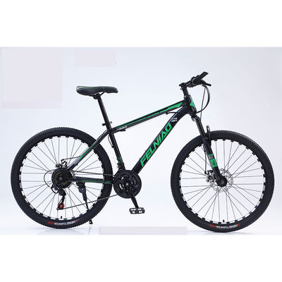 Design Wegfiets Dual Disc Brakes Fiets Racing Mountain Bike met gewoon pedaal