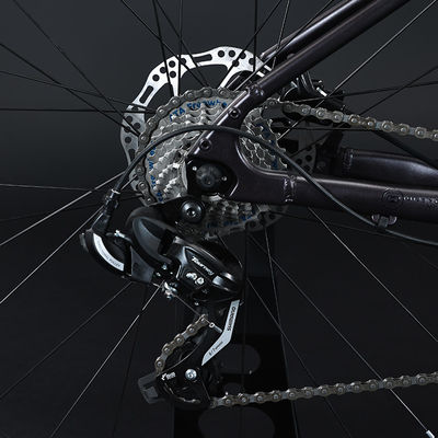 700*35C band flat bar adventure bike met gewone pedaal en aluminium vork materiaal