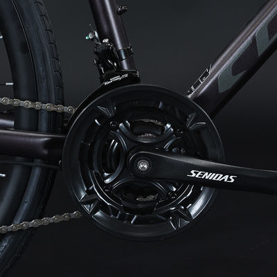 700*35C band flat bar adventure bike met gewone pedaal en aluminium vork materiaal
