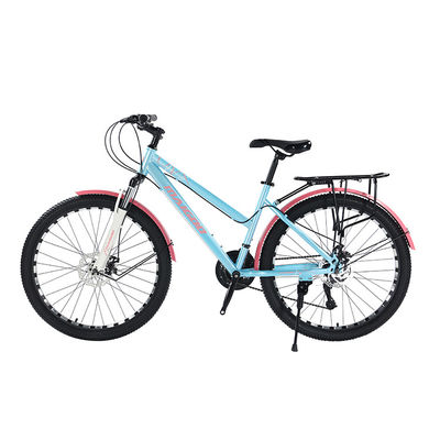 Mechanische schijfrem 21 snelheden Stalen frame Mountain Road Bike voor stadsreisfiets