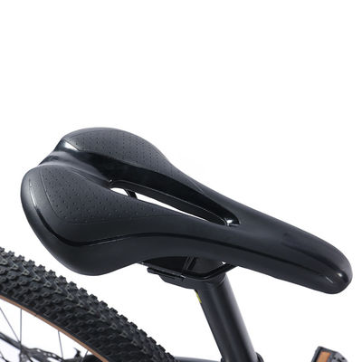 Carbonvezel bergfiets uitgerust met hydraulische schijfrem en staal ophangvork