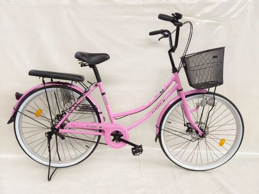 24 inch stadsfiets single speed stadsfiets schijfrem met dynamo licht
