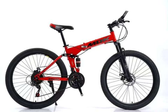 26 inch opvouwbare bergfiets met ophanging 26 "opvouwbare fiets met schijfremmen