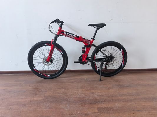 26 inch opvouwbare bergfiets met ophanging 26 "opvouwbare fiets met schijfremmen
