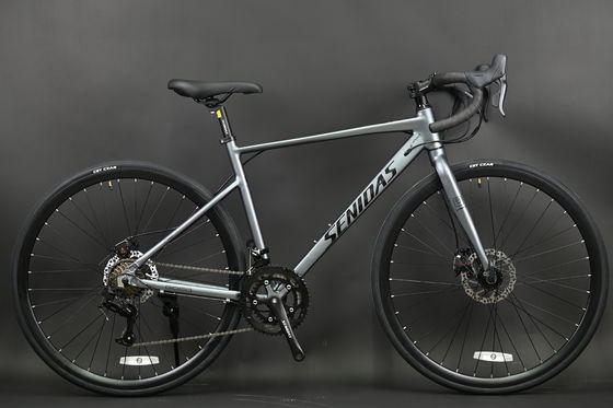 2×7 versnellingen racefiets aanpasbaar Groothandel aanpasbare racefietsen Betaalbare aluminium frame fiets Lichtgewicht stadsfiets racefiets