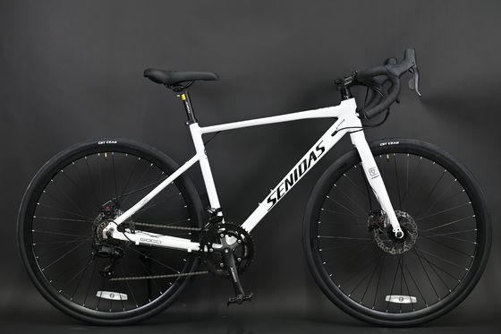 2×7 versnellingen racefiets aanpasbaar Groothandel aanpasbare racefietsen Betaalbare aluminium frame fiets Lichtgewicht stadsfiets racefiets