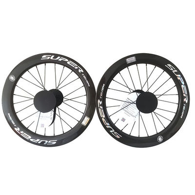451 Glanzende 3K schijfrem Keramische drager Hub Blade Spokes Superteam Carbon Wheelset