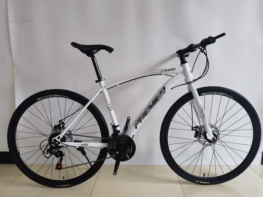 700C Hi-Ten Steel Commuter Bike betaalbaar 700C Road Bike 700C Flat Bar Road Bike 21-Speed Mannen/Vrouwen Road Bike