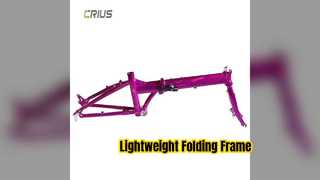 20 inch vouwfietsframe aluminiumlegering